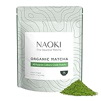 Naoki Matcha Organic All Purpose Blend - Authentic Japanese Culinary Grade Matcha Green Tea Powder from Japan (100g / 3.5oz)