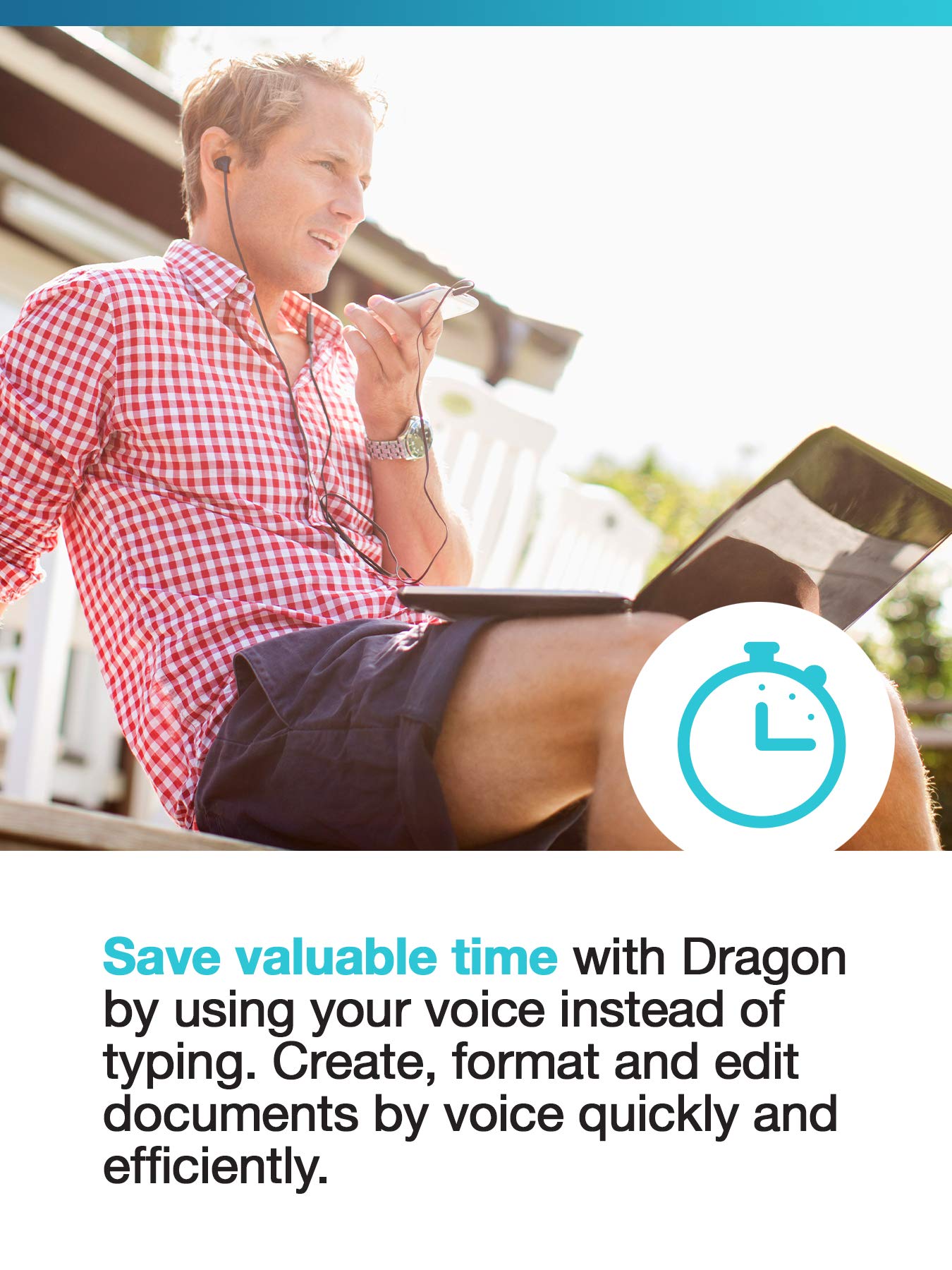 Dragon Home 15.0, Dictate Documents and Control your PC with Voice Recognition Software – [PC Download]