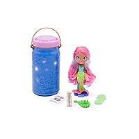 BFF Mermaid Doll with Color Change Wings, 4 Surprise Mermaid Accessories, Motion Activated Light up Jar, Ideal Nightlight for Kids, Gifts for Kids 3 Years and Older