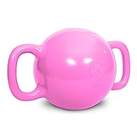 Exercise Ball, Pink, 9-Inch with workout DVD