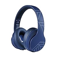 PowerLocus Wireless Bluetooth Headphones, Over Ear Headphones with Microphone, 50H Playtime, HiFi Stereo Sound, Deep Bass, Soft Earmuffs, Foldable Lightweight Headphones for Travel/PC/Cell Phone