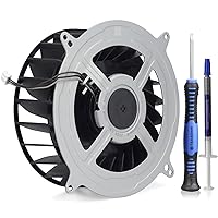 Replacement of Internal Cooling Fan for Sony Playstation 5 PS5 Series Fan 12047GA-12M-WB-01 12V 2.4A 23 Blades Fan General 17 Blades G12L12MS1AH-56J14 Fan(with Opening Tool)