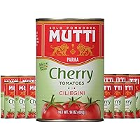 Cherry Tomatoes (Ciliegini), 14 oz. | 12 Pack | Italy’s #1 Brand of Tomatoes | Fresh Taste for Cooking | Canned Tomatoes | Vegan Friendly & Gluten Free | No Additives or Preservatives