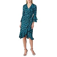 Diane von Furstenberg Rent The Runway Pre-Loved Carli Ruffled Wrap Dress