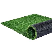 VEVOR Artifical Grass Turf, 3 x 5 ft Thick Grass Rug Indoor Outdoor, 1.38
