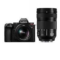 Panasonic LUMIX S5II Mirrorless Camera (DC-S5M2KK) with LUMIX S 24-105mm F4 Lens (S-R24105)