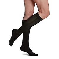 SIGVARIS Women’s SEA Island Cotton 151 Knee-High Compression Socks 15-20mmHg