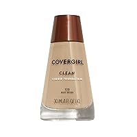COVERGIRL Clean Normal Skin Foundation (Packaging May Vary) , 125 BUFF BEIGE, 1 Fl Oz (Pack of 1)