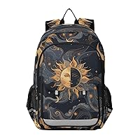 ALAZA Moon Sun Stars Witchy Alchemy Laptop Backpack Purse for Women Men Travel Bag Casual Daypack with Compartment & Multiple Pockets