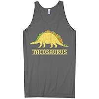 Threadrock Men's Tacosaurus Dinosaur Taco Tank Top