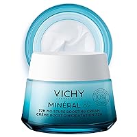 Vichy Mineral 89 Cream, 72H Moisture Boosting Cream | Hydrating Face Moisturizer with Hyaluronic Acid & Niacinamide | Daily Face Cream | Available in 2 Formulas | Suitable for All Skin Types