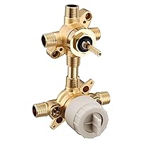 Moen U232CIS M-CORE Shower Mixing Valve with 2 or 3 Function Integrated Transfer Valve with CC/IPS Connections and Stops