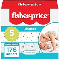 Smart Care Fisher-Price Diapers, Size 5, 176 Count