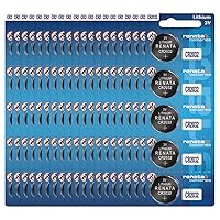 Renata CR2032 Batteries - 3V Lithium Coin Cell 2032 Battery (100 Count)