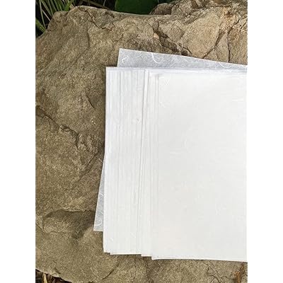 50 Sheets A4 Thin Natural Leaves Rice Straw Mulberry Paper Sheets Art  Tissue Washi Paper Design Craft Art Origami Suppliers Card Making (Tamarind
