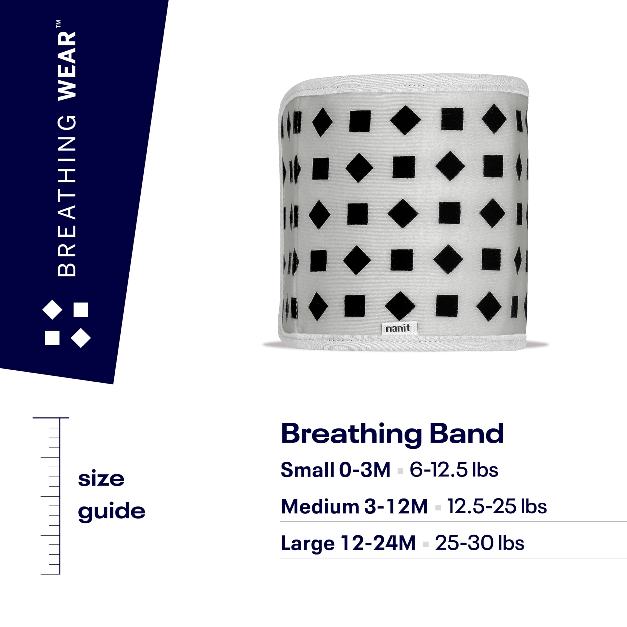Nanit Breathing Band - Medium, Grey