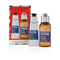 L'Occitane Men's Grooming Gift Set: Shower Gel and Soothing After Shave With Subtle Notes of Wood, Pepper and Lavender, Reduce Irritation, Hydrate