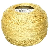 DMC 116 8-676 Pearl Cotton Thread Balls, Light Old Gold, Size 8