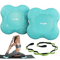Yes4All 2PCS Yoga Knee Pads Extra Thick, Yoga Kneeling Pad for Pilates Exercise, 13/16 Inches Cushion Knees Elbow Mat Supplies for Women Men Fitness Travel