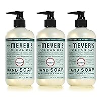 MRS. MEYER'S CLEAN DAY Hand Soap, Made with Essential Oils, 12.5 oz - Pack of 3