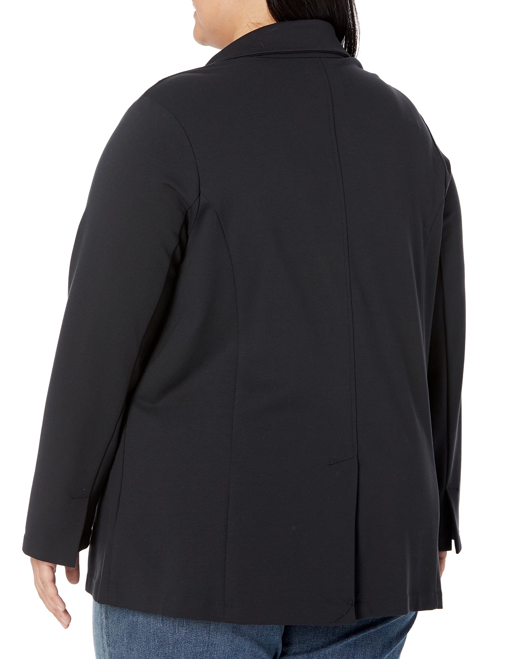 Amazon Essentials Women's Relaxed-Fit Soft Ponte Blazer