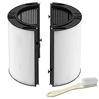 360° Combi 2 in 1 HEPA and Carbon Filter Compatible with Dyson TP04 HP04 TP07 TP06 HP06 PH02 PH01 PH03 PH04 HP09 TP09 HP07 HP10 TP10 Air Purifi-er, H13 Grade True HEPA Carbon Replacement Filter