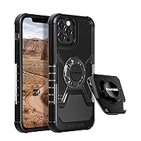Rokform - iPhone 12 Pro Max Crystal Case + Sport Utility Belt Clip & Phone Stand