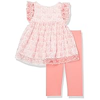 PIPPA & JULIE baby-girls Shirt & Legging Set, 2-piece Outfit, Includes Pair of Leggings & Matching Top