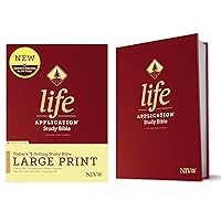 Tyndale NIV Life Application Study Bible, Third Edition, Large Print (Hardcover, Red Letter) – New International Version – Large Print Study Bible for Enhanced Readability Tyndale NIV Life Application Study Bible, Third Edition, Large Print (Hardcover, Red Letter) – New International Version – Large Print Study Bible for Enhanced Readability Hardcover