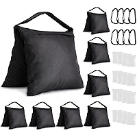 Aimosen 8 Packs Sandbags Weight Bags for Light Stand Photography Video Support, Heavy Duty Saddlebags for Backdrop Stand, Photo Tripod, Canopy, Pop up Tent, Umbrella Base, Fishing Chair, Wedding Shed