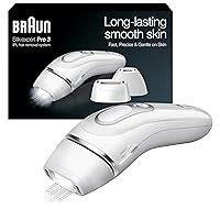 IPL Long-Lasting Hair Removal System for Women and Men, New Silk Expert Pro 3 PL3221, Head-to-Toe Usage, for Body & Face, Alternative to Salon Laser Hair Removal, with 3 Extra Caps