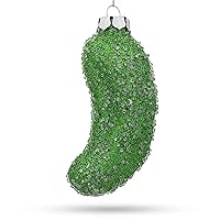 Salted Pickle Glass - Detailed Blown Glass Christmas Ornament