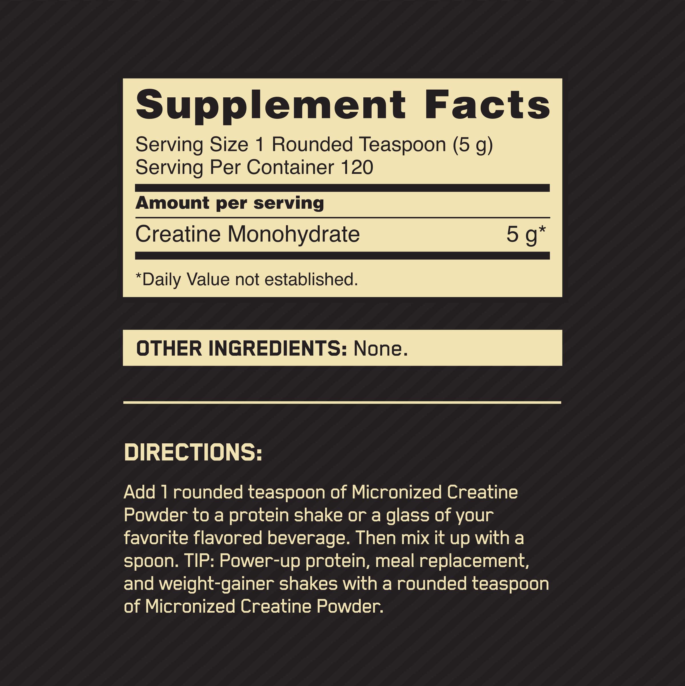 Optimum Nutrition Gold Standard Pre Workout with Creatine, Beta-Alanine & Micronized Creatine Monohydrate Powder, Unflavored, Keto Friendly, 120 Servings (Packaging May Vary)