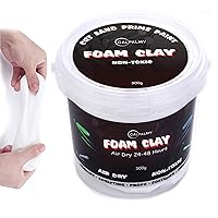 BOHS White Modeling Foam Clay - Squishy Soft Air Dry -for School