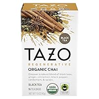 Organic Chai Black Tea Bags, 16 Count (1 PACK)