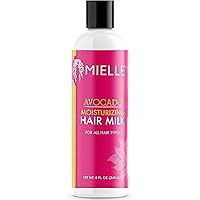 Avocado Moisturizing Hair Milk for All Hair Types, Moisturizing Lotion for Dry & Thirsty Hair, 8 Ounces
