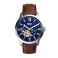 FOSSIL Townsman Watch for Men, Mechanical Automatic Movement with Stainless Steel or Leather Strap
