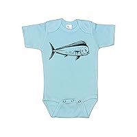 Mahi Mahi Onesie/Baby Fishing Outfit/Saltwater Bodysuit/Unisex Romper/Newborn Fishing Onesie