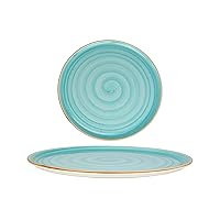 Pizza plate - Aqua - Porcelain - 32 cm - set of 2