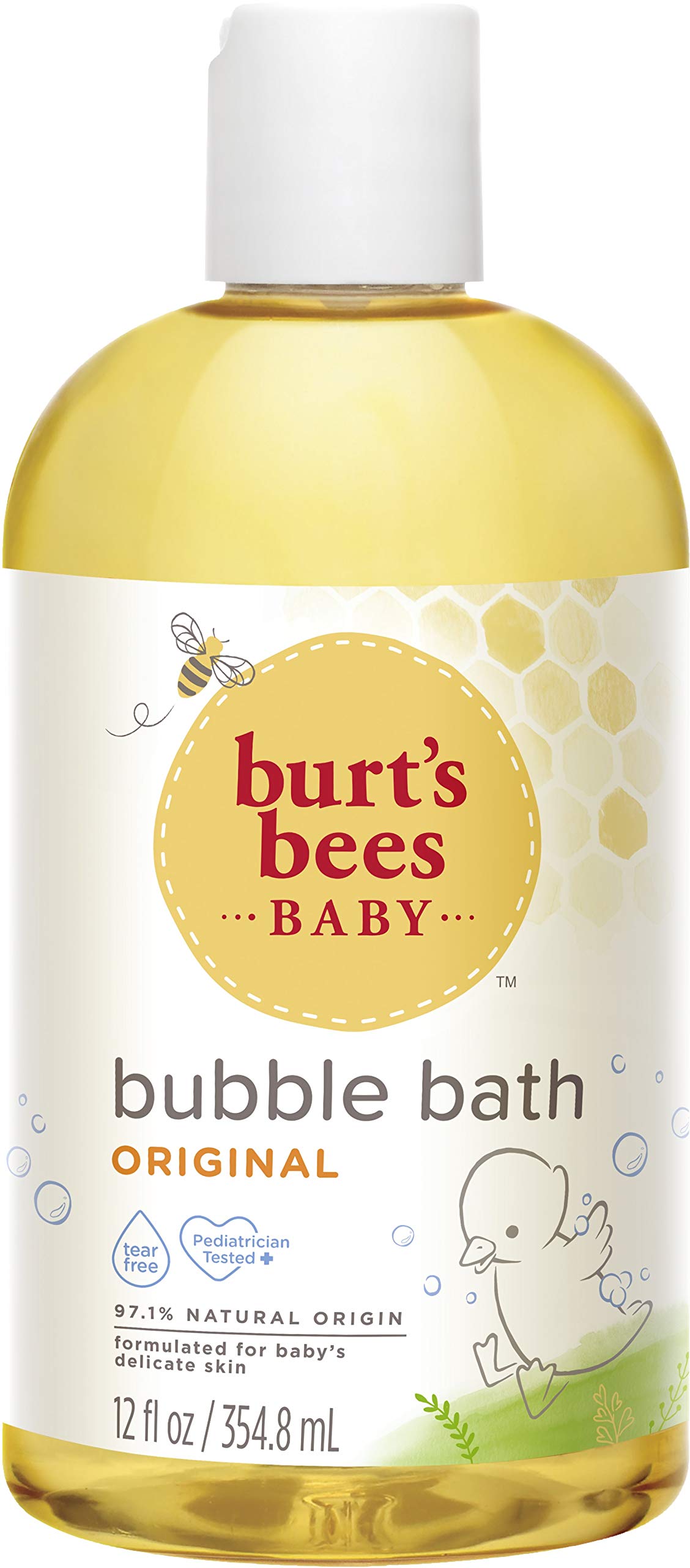 Burt's Bees Tear Free Baby Bubble Bath Wash, Default, 12 Fl Oz