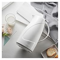 Insulated Coffee Thermos Thermos Kettle Coffee Pot Thermos Bottle Thermos Insulation Pot Kettle with Handle Home Garden for Tea, Water, Coffee, Iced Drinks Vacuum Thermos (Color : White)