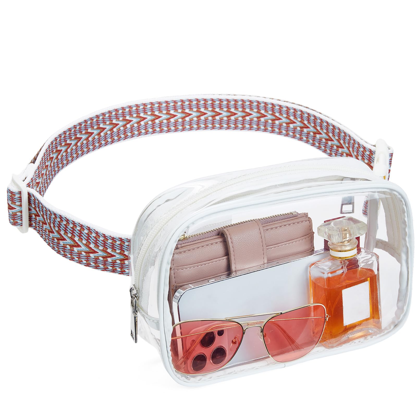 Telena Clear Fanny Pack Stadium Approved with Telena Clear Sling Bag