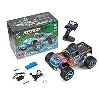 WLtoys High-Speed RC Car 104019 1:10 2.4G RC Car 55KM/H Off-Road Racing 3650 Brushless Motor Metal Chassis Electric High-Speed Drift Car for Toys (104019 2200+3000)