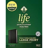 Tyndale NLT Life Application Study Bible, Third Edition, Large Print (LeatherLike, Black/Onyx, Indexed, Red Letter) – New Living Translation Bible, Large Print Study Bible for Enhanced Readability Tyndale NLT Life Application Study Bible, Third Edition, Large Print (LeatherLike, Black/Onyx, Indexed, Red Letter) – New Living Translation Bible, Large Print Study Bible for Enhanced Readability Imitation Leather