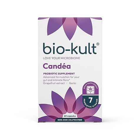 Bio-Kult Candea - Probiotic for Intimate Flora, Probiotic for Women, Probiotic for Men, with Garlic and Grapefruit Extract