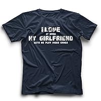 I Love It When My Girlfriend Lets Me Play Video Games t-Shirt Boyfriend Gift