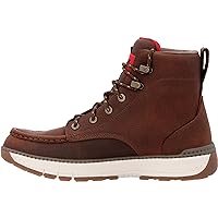 Rocky Men's Rebound Wedge Composite Toe Ankle Boot, Brown, 9.5 Wide