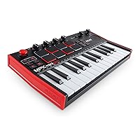 AKAI Professional MPK Mini Play MK3 - MIDI Keyboard Controller with Built-in Speaker and Sounds, Dynamic Keyboard, MPC Pads and Software