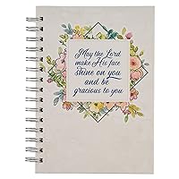 Christian Art Gifts Journal w/Scripture for Women The Lord Bless You and Keep You Numbers 6:24 Bible Verse Floral 192 Ruled Pages, Large Hardcover Notebook, Wire Bound Christian Art Gifts Journal w/Scripture for Women The Lord Bless You and Keep You Numbers 6:24 Bible Verse Floral 192 Ruled Pages, Large Hardcover Notebook, Wire Bound Hardcover Spiral-bound