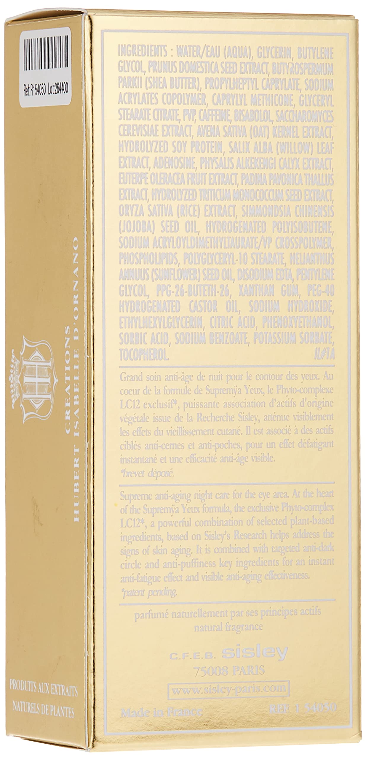 Sisley Supremya Eyes at Night The Supreme Anti-Aging Eye Serum, 0.52 Ounce